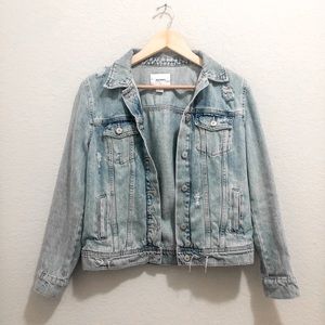 Old navy distress denim jacket